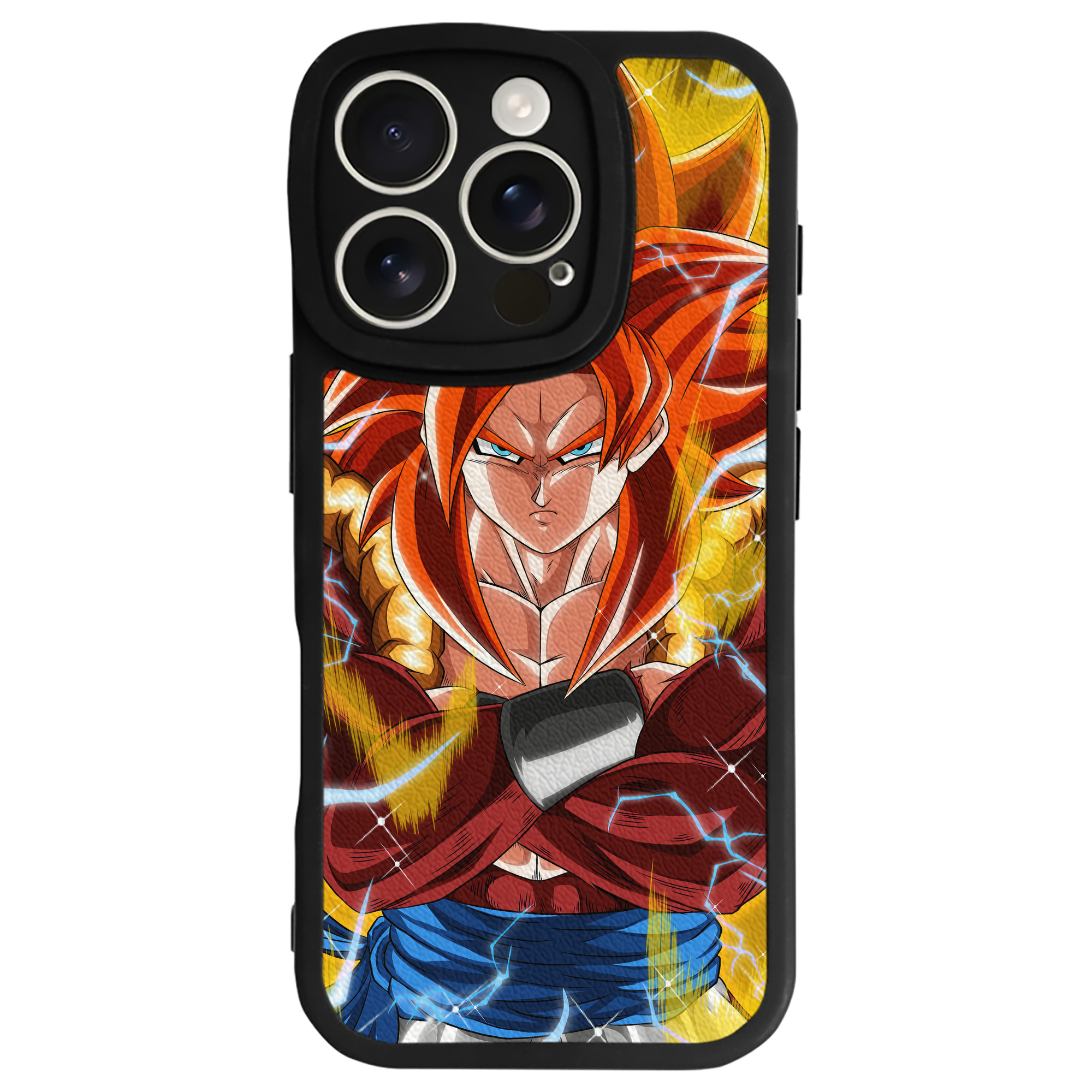 （画像用） ドラゴンボール DRAGON BALL 【iPhone 16シリーズ対応】シリコンスマホケース（レザー調） 材質：シリコン